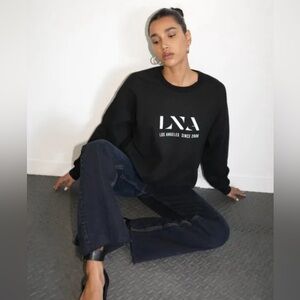 LNA Anniversary Black Sweatshirt